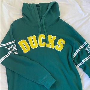 oregon ducks vs pink pullover hoodie.